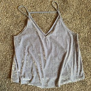 American Eagle Velvet Tank Top